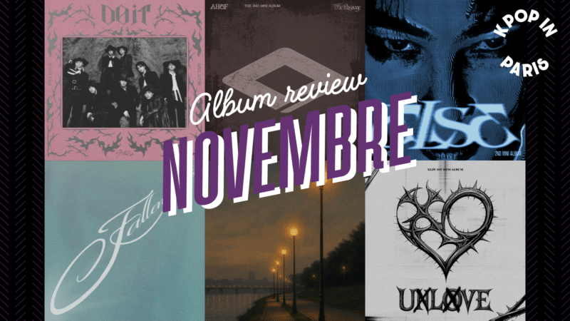 Les nouveautés Kpop du mois de novembre