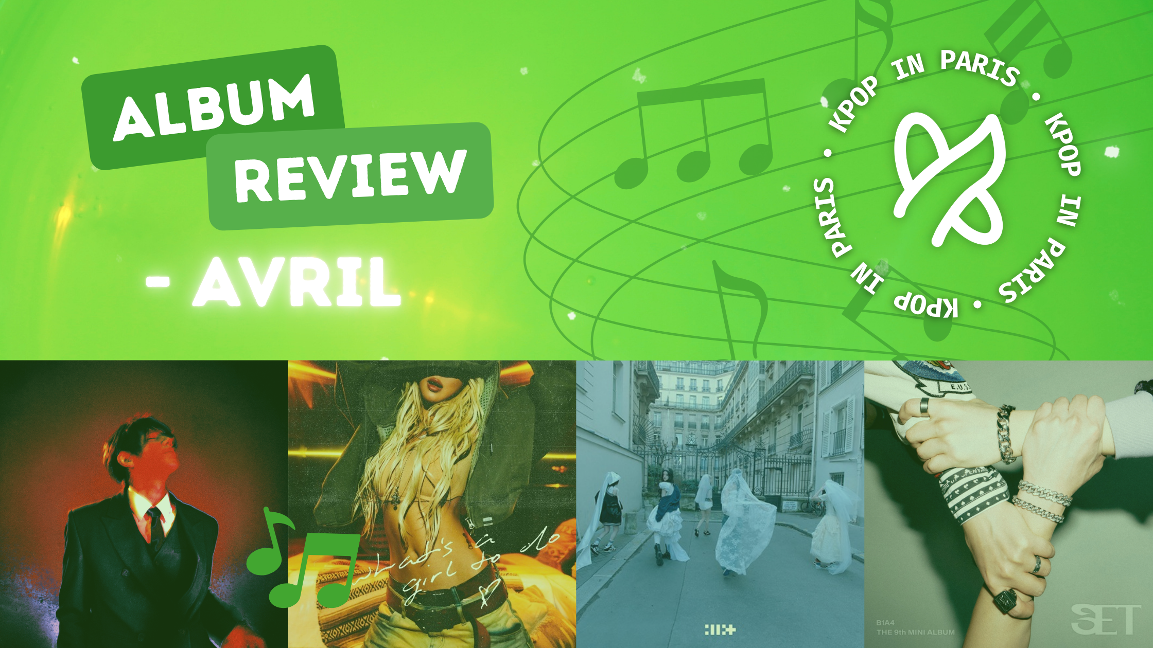 Les nouveautés Kpop du mois d’Avril