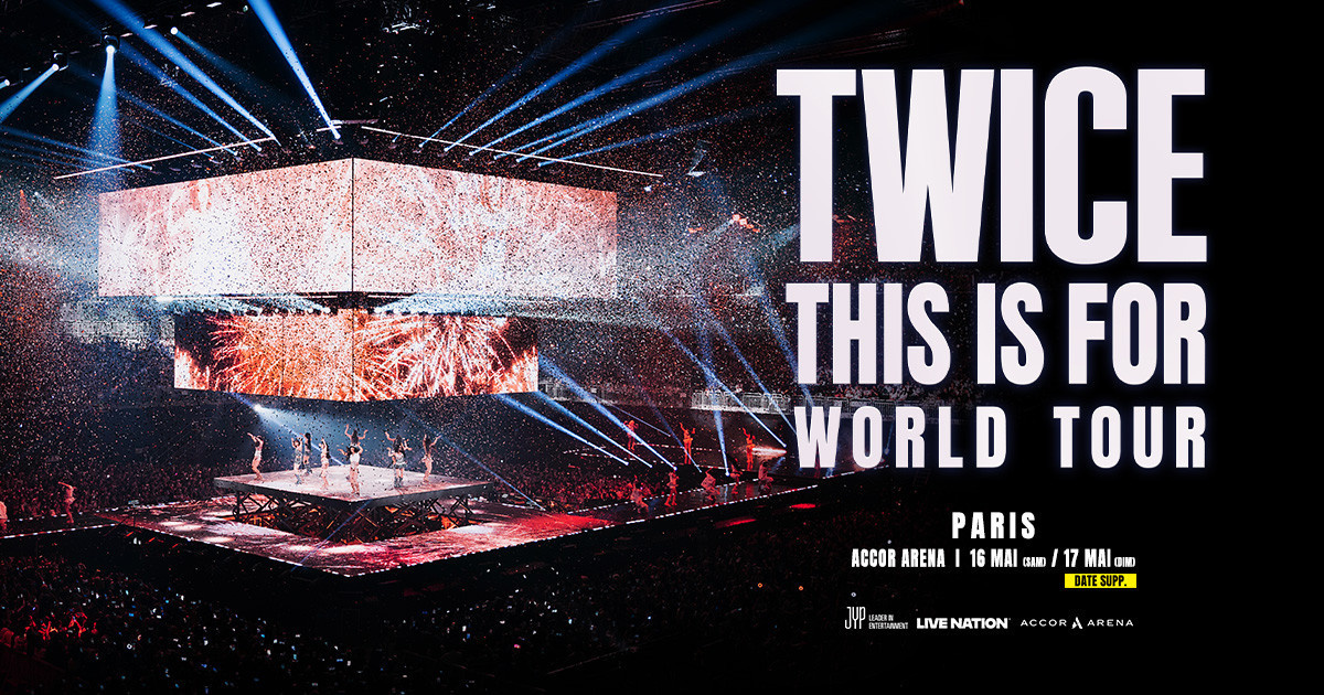 TWICE à l’Accor Arena : une fois qu’on les voit, on les aime deux fois plus à la folie